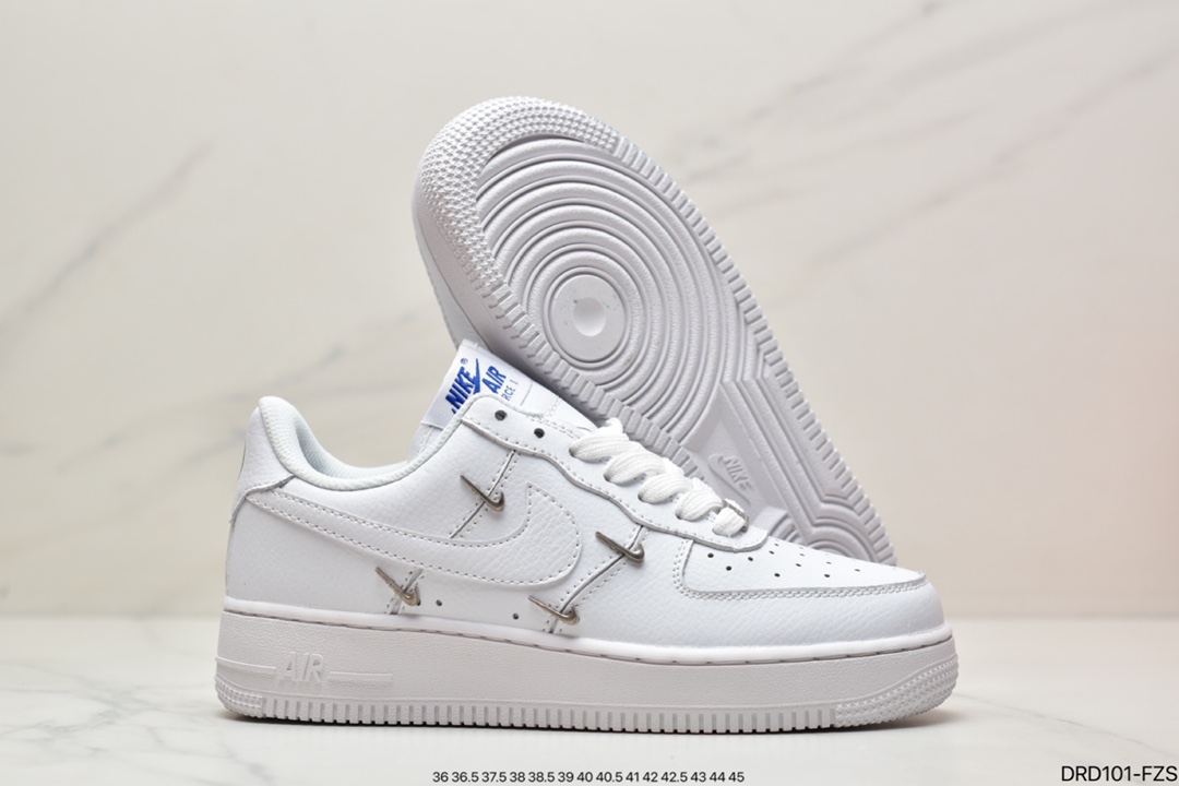 110 耐克Air Force 1 ’07 白黑迷你钩原楦头原纸板CZ0270