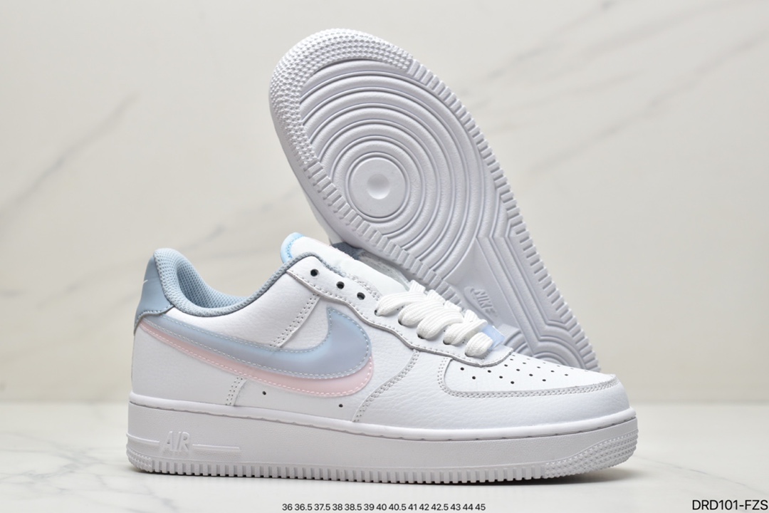 110 耐克Air Force 1 ’07 白黑迷你钩原楦头原纸板CZ0270