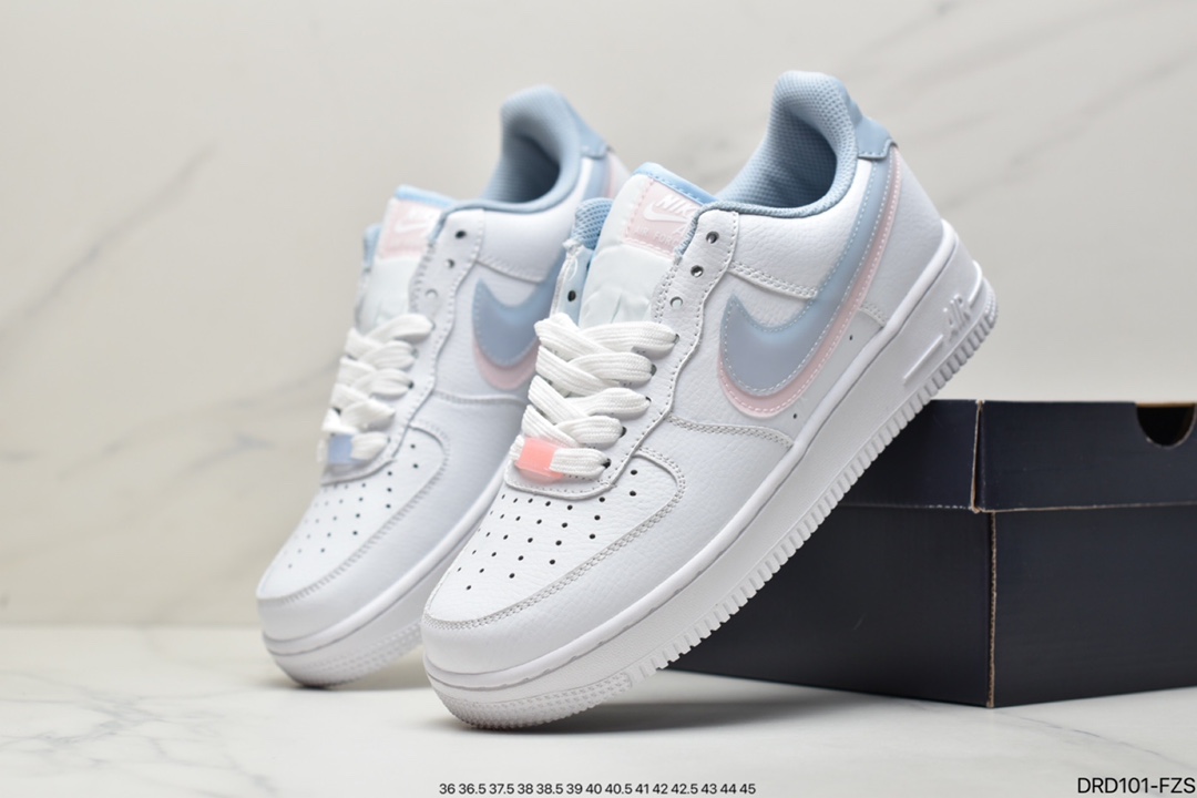 110 耐克Air Force 1 ’07 白黑迷你钩原楦头原纸板CZ0270