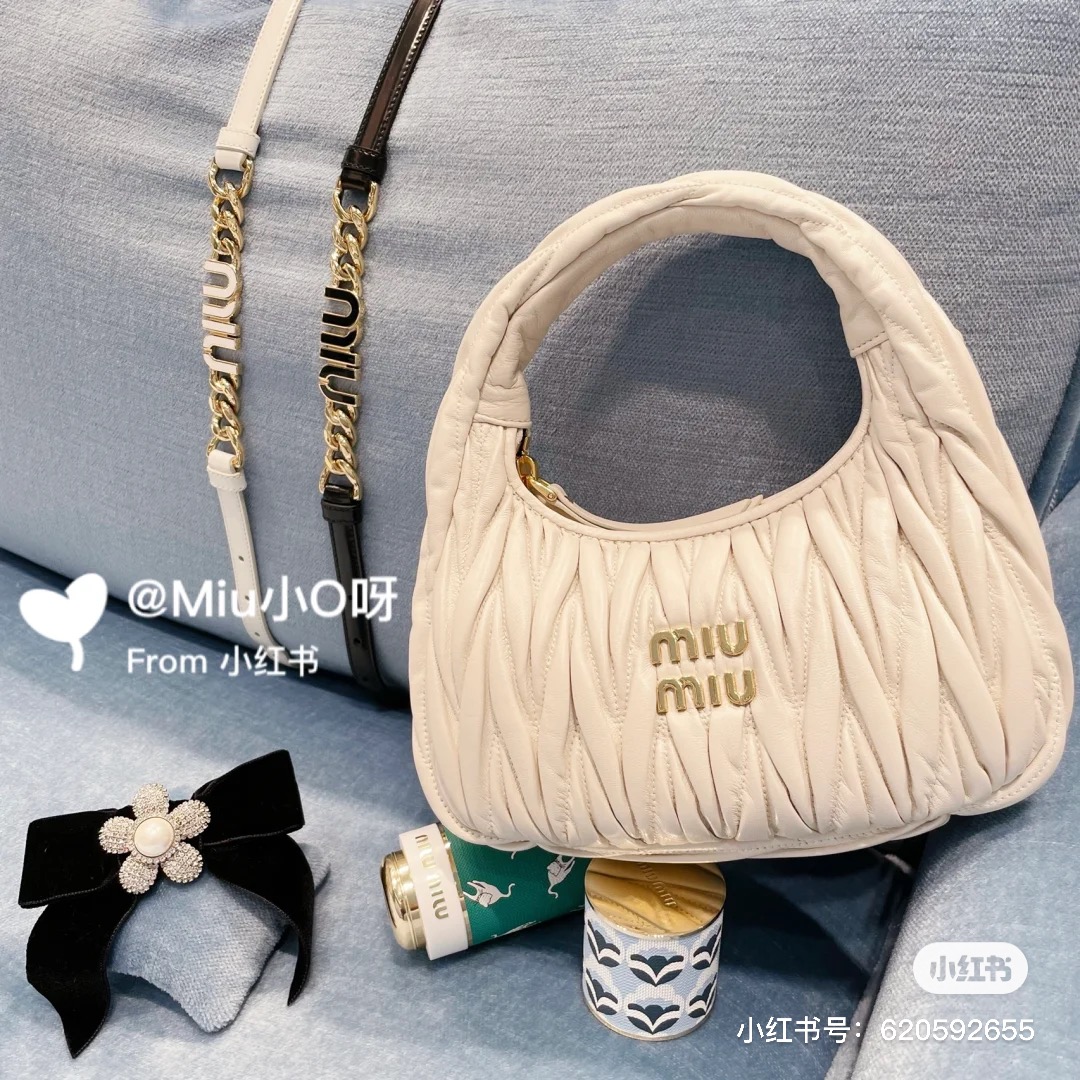 NO:198865,5BC white, MIUMIU, miumiu198609095BC白色,MIUMIU,miumiu,Bag