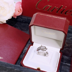 Cartier Jewelry Ring- Gold Green Platinum White Unisex