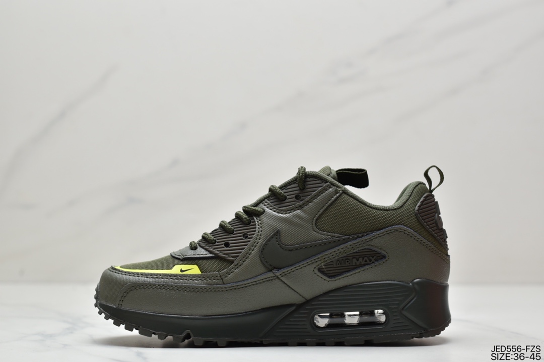 150 耐克AIR MAX 90 SURPLUS耐克气垫 皮面网面 透气舒适减震耐磨底休闲运动跑步鞋DC9389