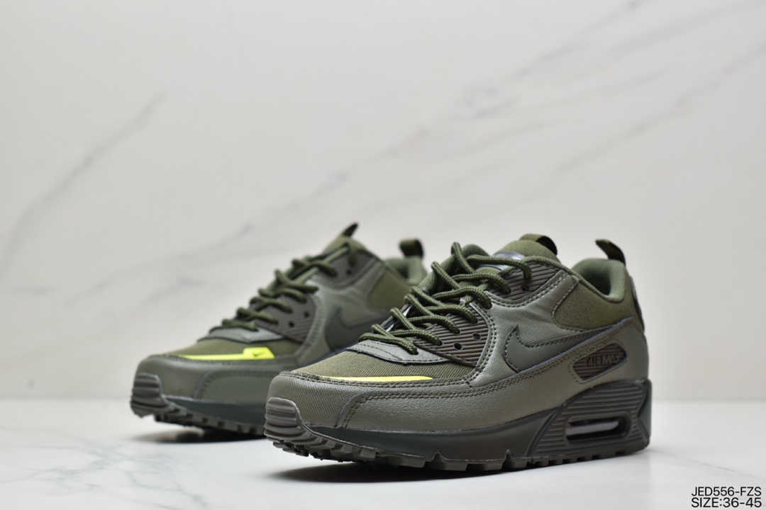 150 耐克AIR MAX 90 SURPLUS耐克气垫 皮面网面 透气舒适减震耐磨底休闲运动跑步鞋DC9389