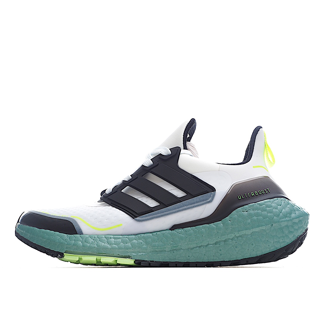 Adidas Ultra Boost 21 UB7.0 爆米花 白黑薄荷绿