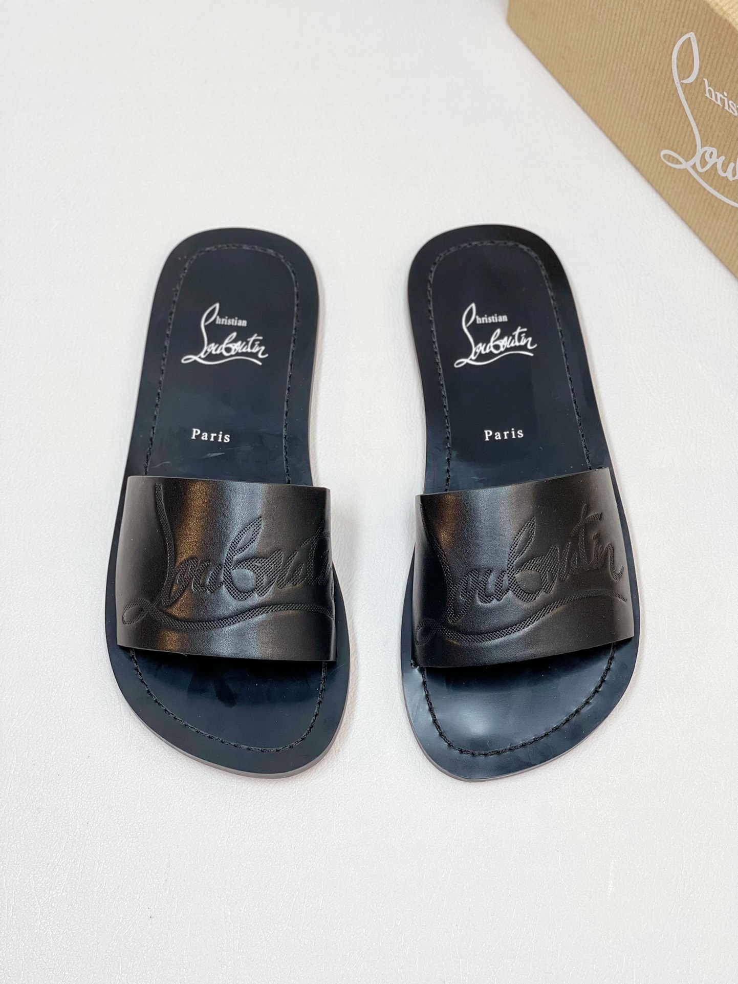 [CL zapatos inferiores rojos] tamaño 38-46. zapatillas clásicas de los hombres hechos a mano suela d