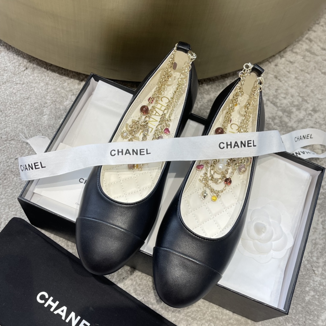 CHANEL Mary Jane лялькавыя туфлі｜лімітаваная версія｜кастомізацыя з арыгінальных матэрыялаў｜99.99% дакладнасць