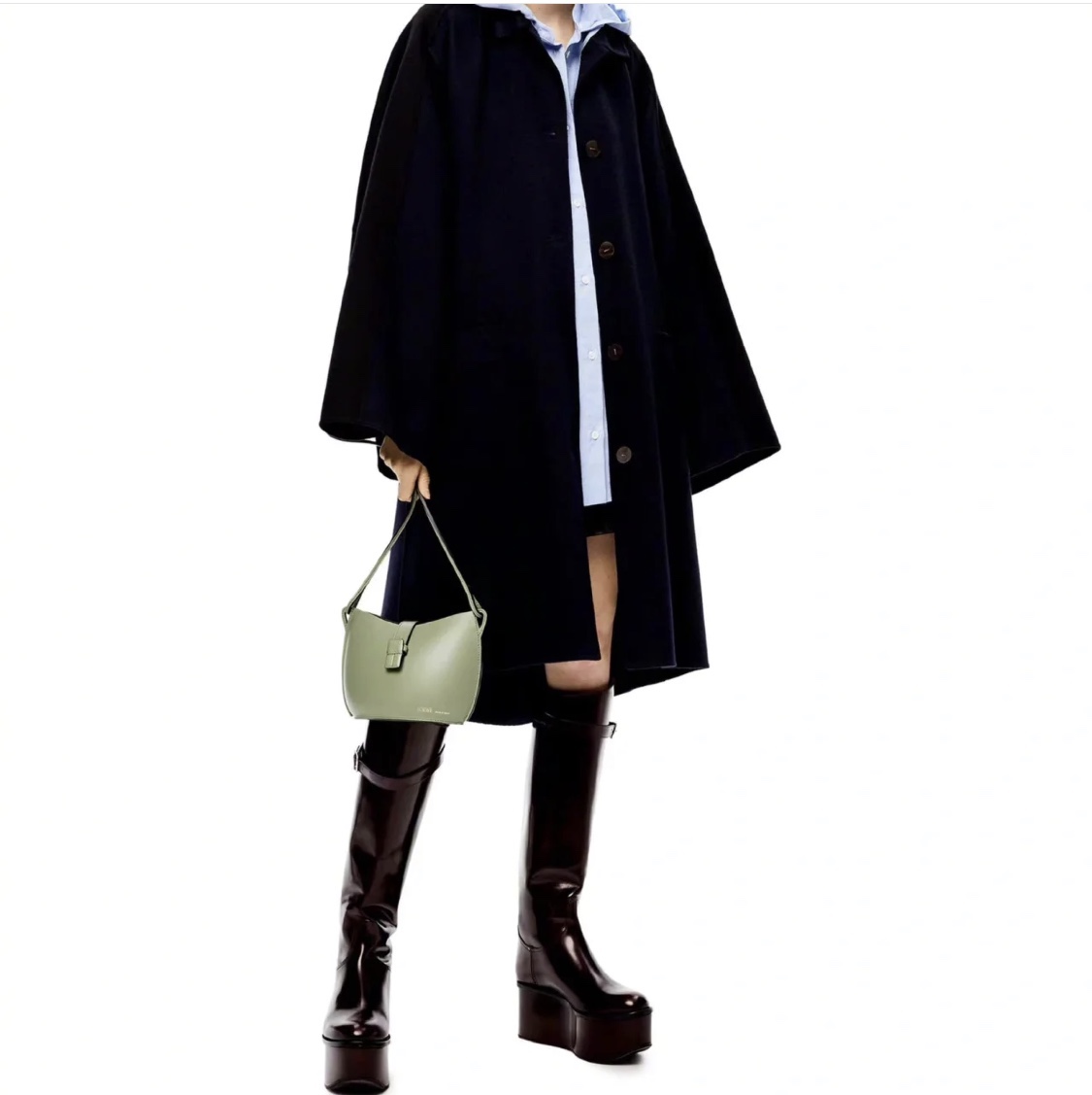 LOEWE罗意威 Moulded Bucket Bag 0677牛油果绿