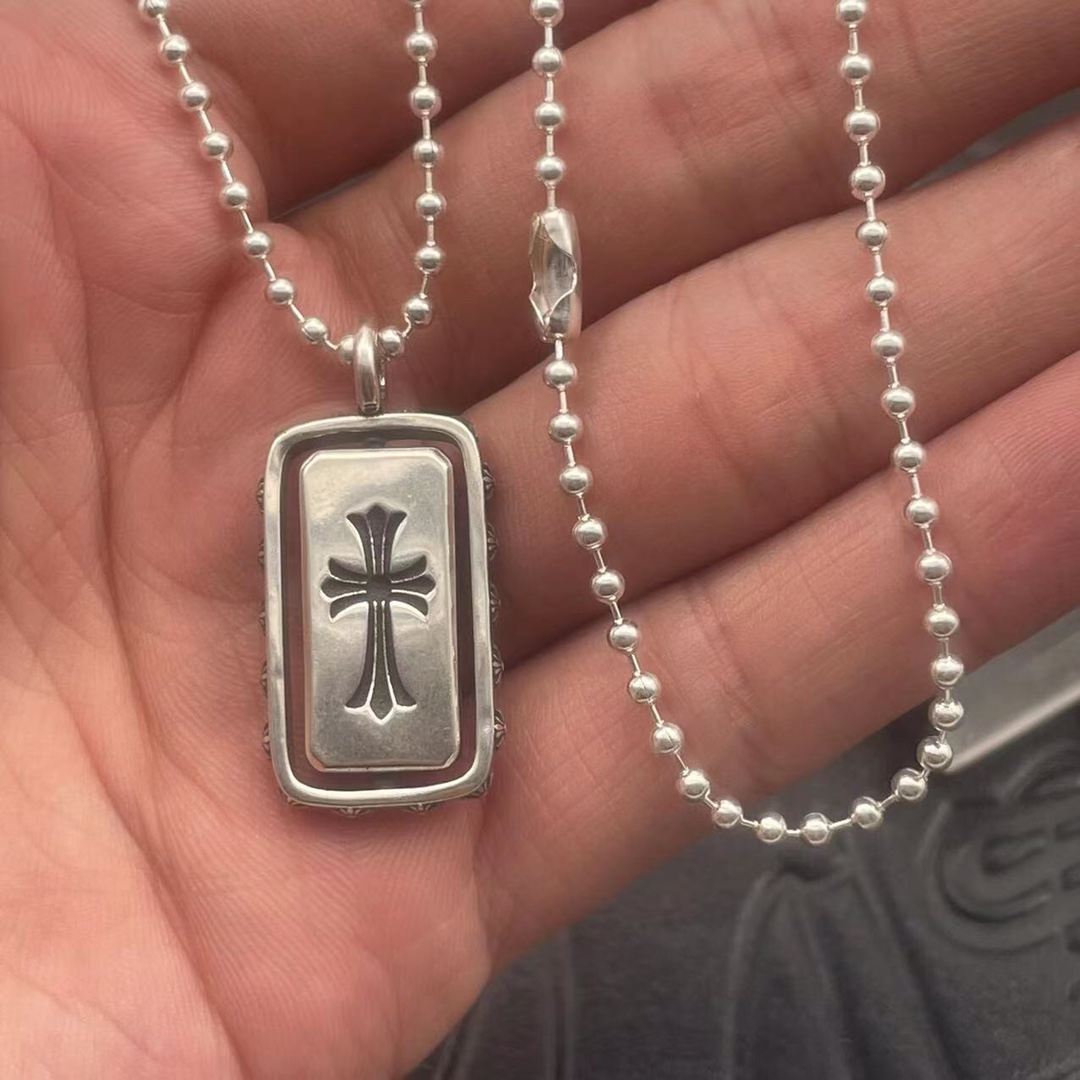 Chrome Hearts 丝滑转动，搭配 圆珠链，尺寸50-70cm，所有吊坠均可搭其他项链