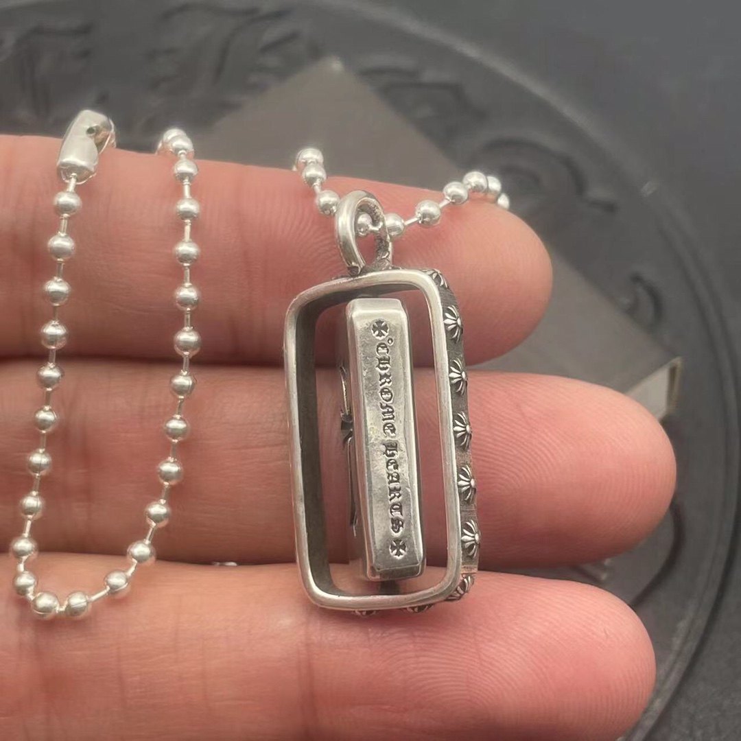 Chrome Hearts 丝滑转动，搭配 圆珠链，尺寸50-70cm，所有吊坠均可搭其他项链