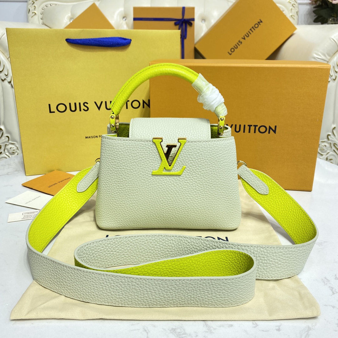 Louis Vuitton LV Capucines Bags Handbags Cowhide M59468