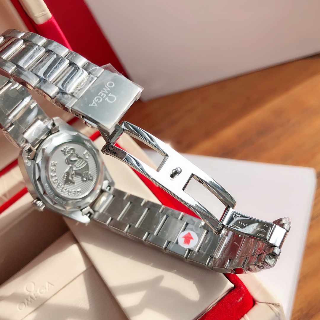 OMEGA Seamaster Aqua Terra Women's Watch with Diamond Accents 10 i1653748671 4881 8