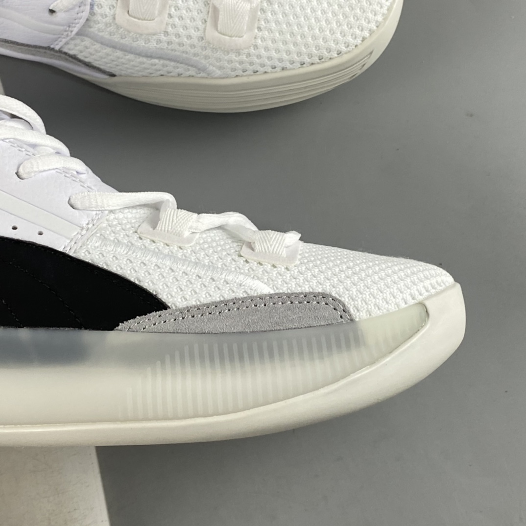 P200  Puma Clyde Hardwood 百搭单品 彪马拼色皮面透气针织 低帮实战耐磨缓震篮球鞋  193663-01