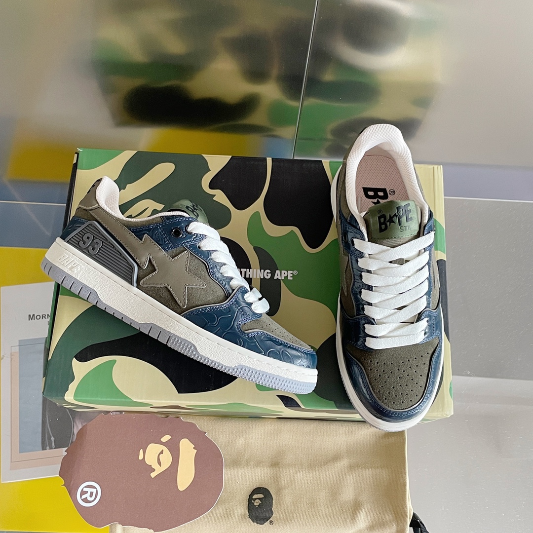 BAPE STATM Sneakers: Iconic Style and Comfort for All Ages - 图片 2