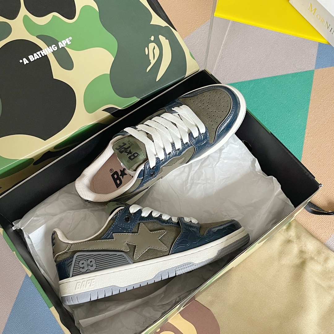 BAPE STATM Sneakers: Iconic Style and Comfort for All Ages - 图片 4