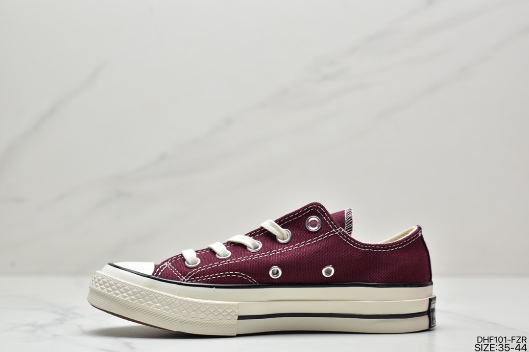 95 匡威Converse Chuck Taylor 1970s OX 三星黑标甜美女系复刻低帮帆布鞋系列 155761C