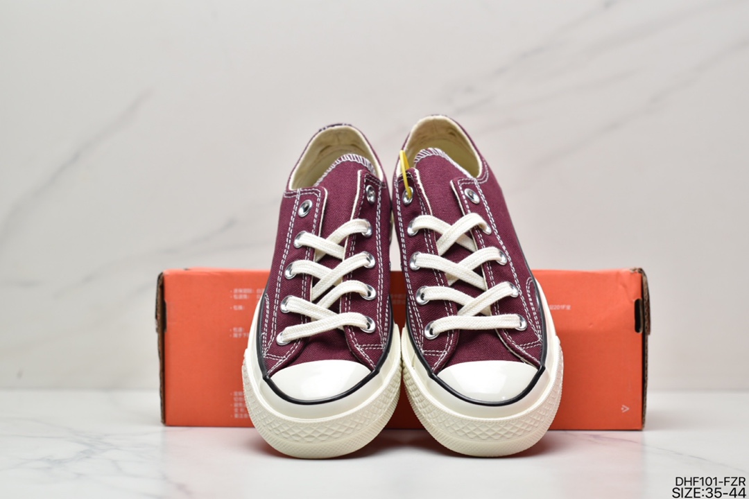 95 匡威Converse Chuck Taylor 1970s OX 三星黑标甜美女系复刻低帮帆布鞋系列 155761C