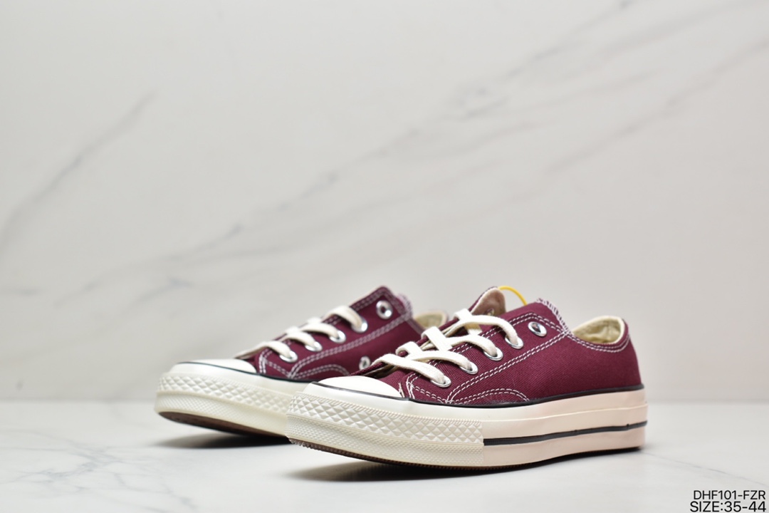 95 匡威Converse Chuck Taylor 1970s OX 三星黑标甜美女系复刻低帮帆布鞋系列 155761C