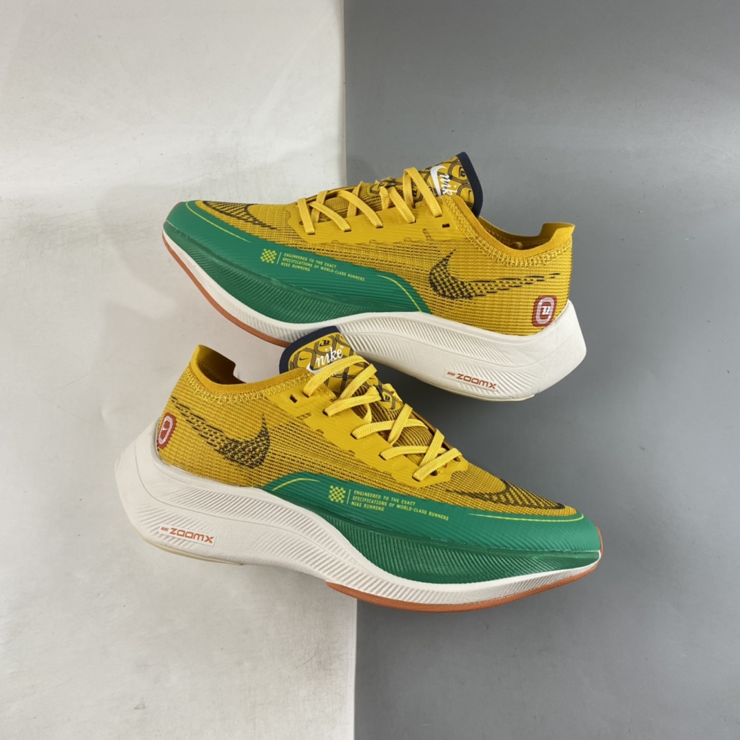 P180  Nike Zoom Vaporfly Next％ 2 马拉松 超轻透气网面前卫跑步鞋 DJ5182-700