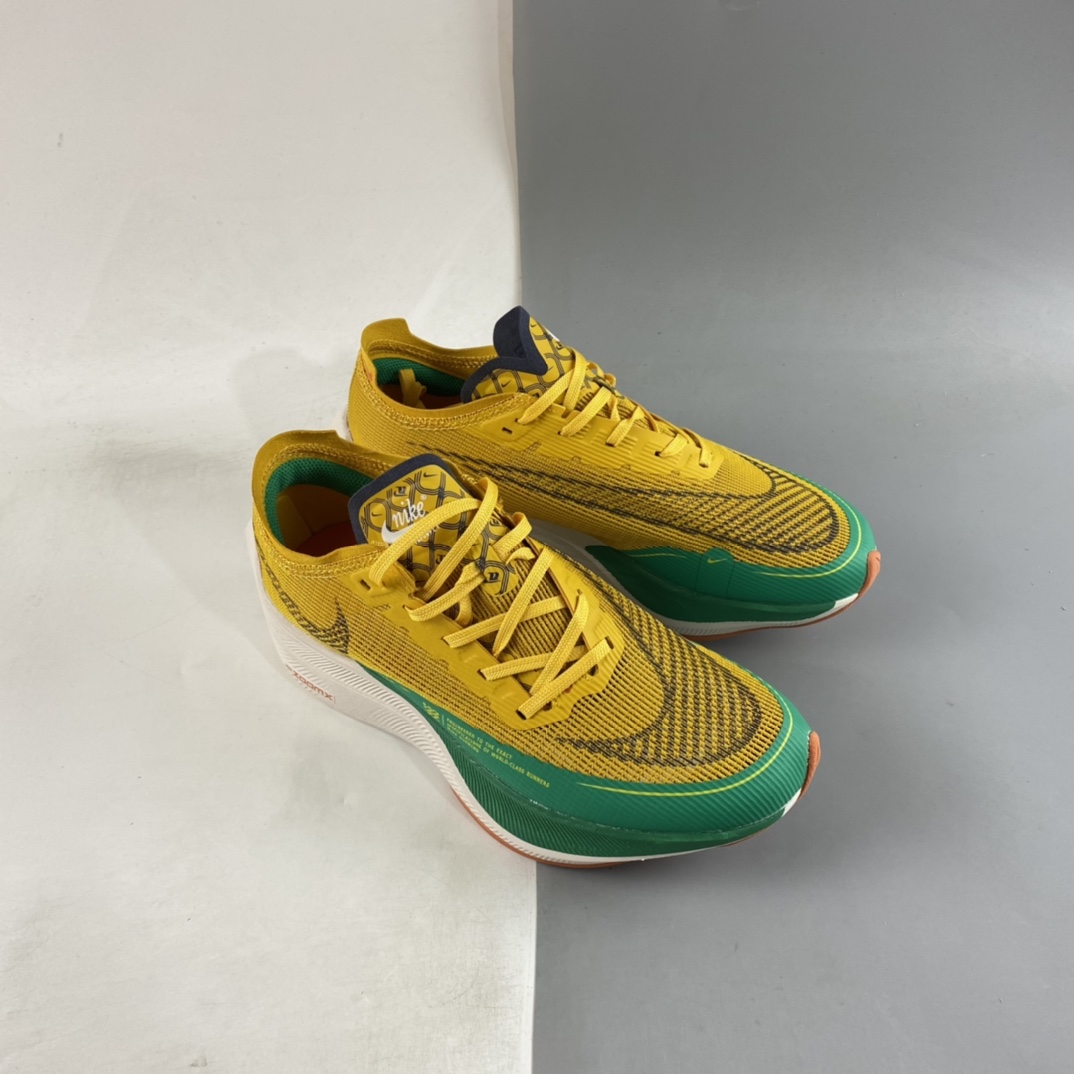 P180  Nike Zoom Vaporfly Next％ 2 马拉松 超轻透气网面前卫跑步鞋 DJ5182-700