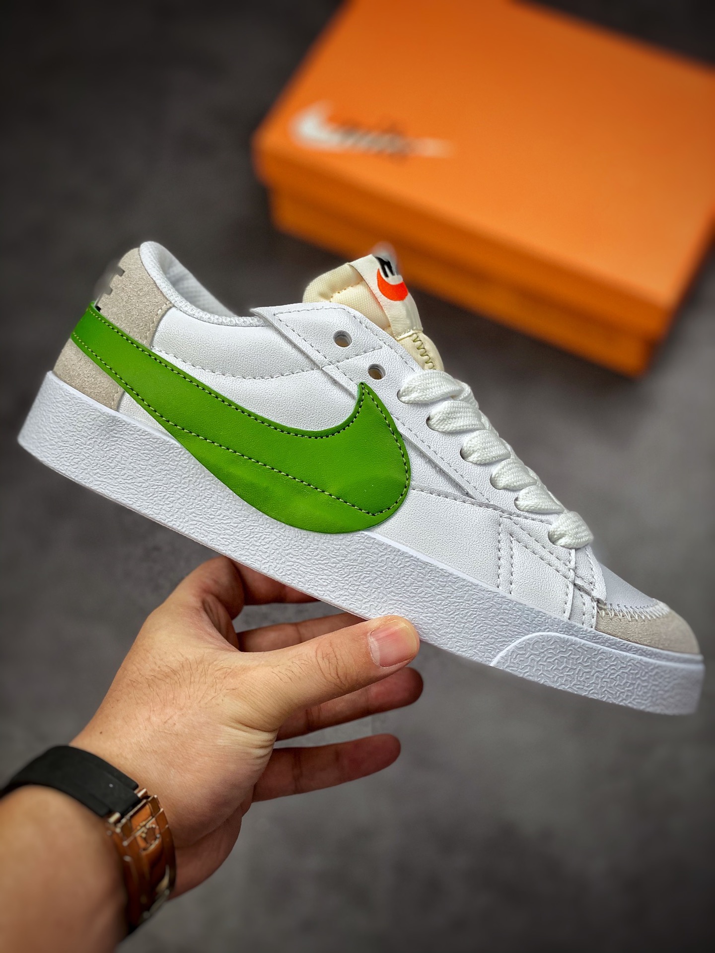 150 Nike Blazer Low’77 Jumbo 白绿 经典百搭低帮开拓者休闲运动板鞋 DV9122-131-莆田鞋,莆田鞋货源,高仿鞋,高仿鞋货源,安福档口,莆田高仿鞋,莆田鞋批发,高仿鞋批发,莆田高仿运动鞋,高仿运动鞋,莆田运动鞋 150 Nike Blazer Low’77 Jumbo 白绿 经典百搭低帮开拓者休闲运动板鞋 DV9122-131