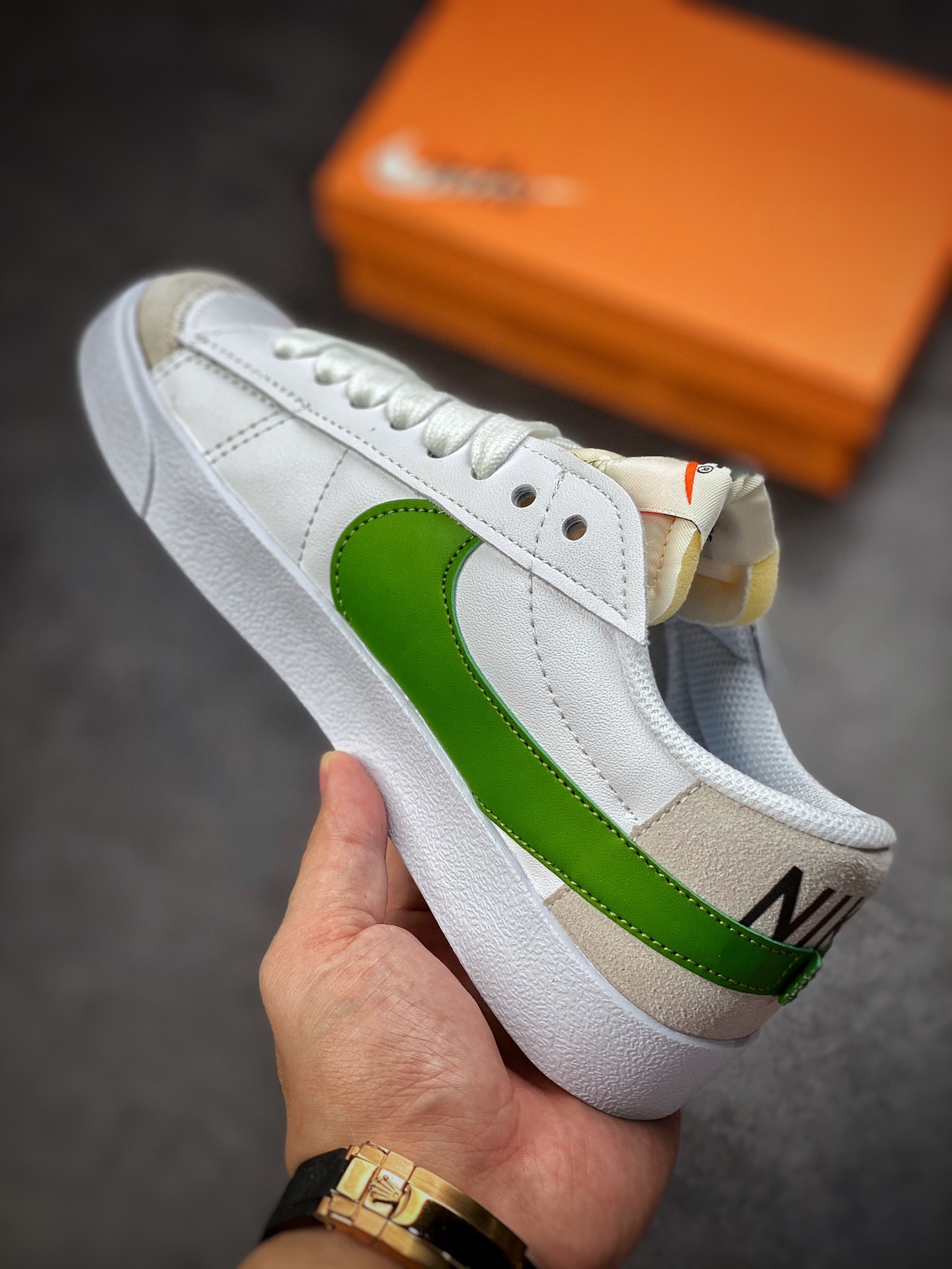 150 Nike Blazer Low’77 Jumbo 白绿 经典百搭低帮开拓者休闲运动板鞋 DV9122-131-莆田鞋,莆田鞋货源,高仿鞋,高仿鞋货源,安福档口,莆田高仿鞋,莆田鞋批发,高仿鞋批发,莆田高仿运动鞋,高仿运动鞋,莆田运动鞋 150 Nike Blazer Low’77 Jumbo 白绿 经典百搭低帮开拓者休闲运动板鞋 DV9122-131