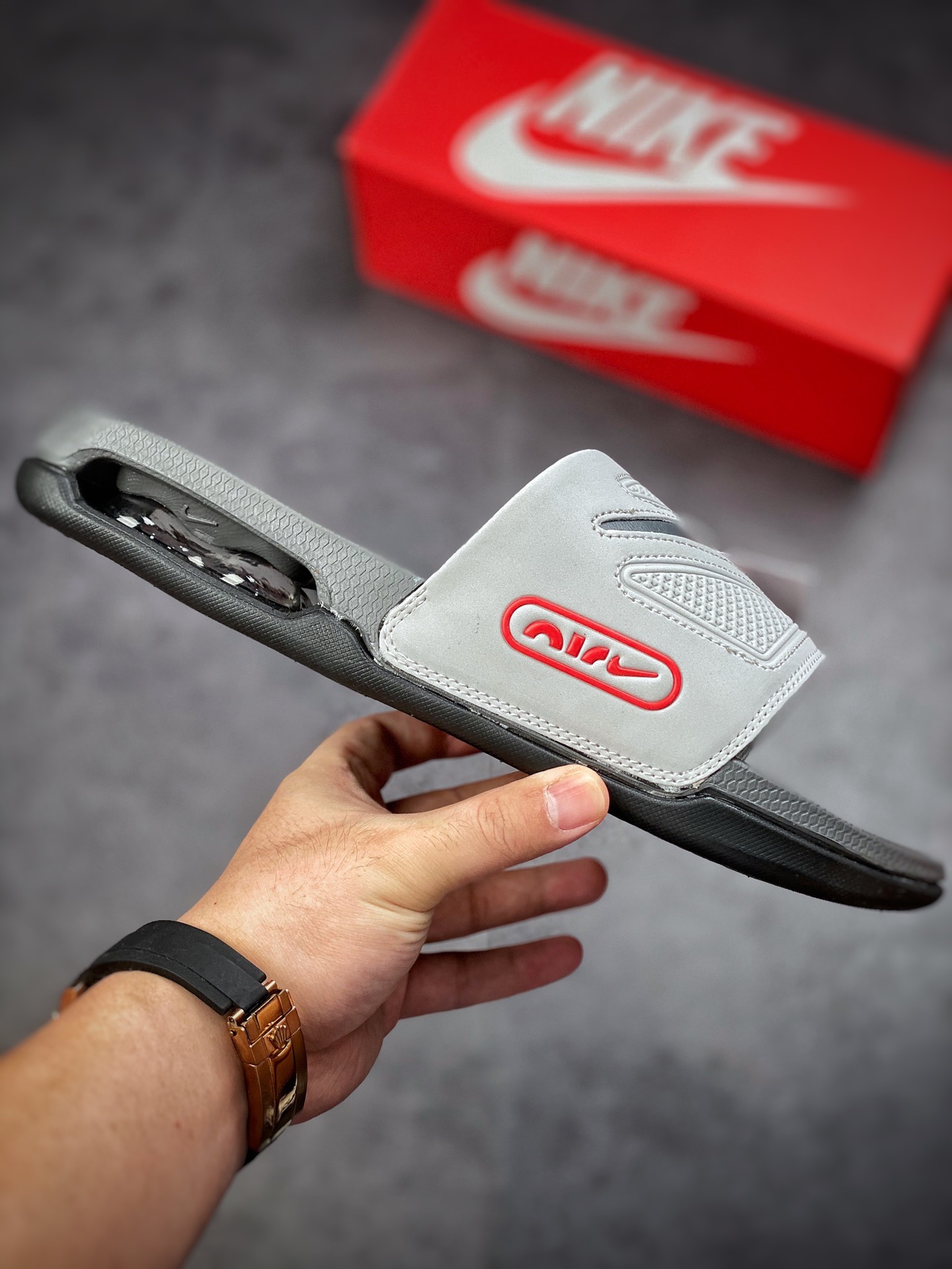 140 Nike Air Max Cirro Masculino Slide”Bone/Black/Sliver”室外篮球气垫凉拖鞋 DC1460-007