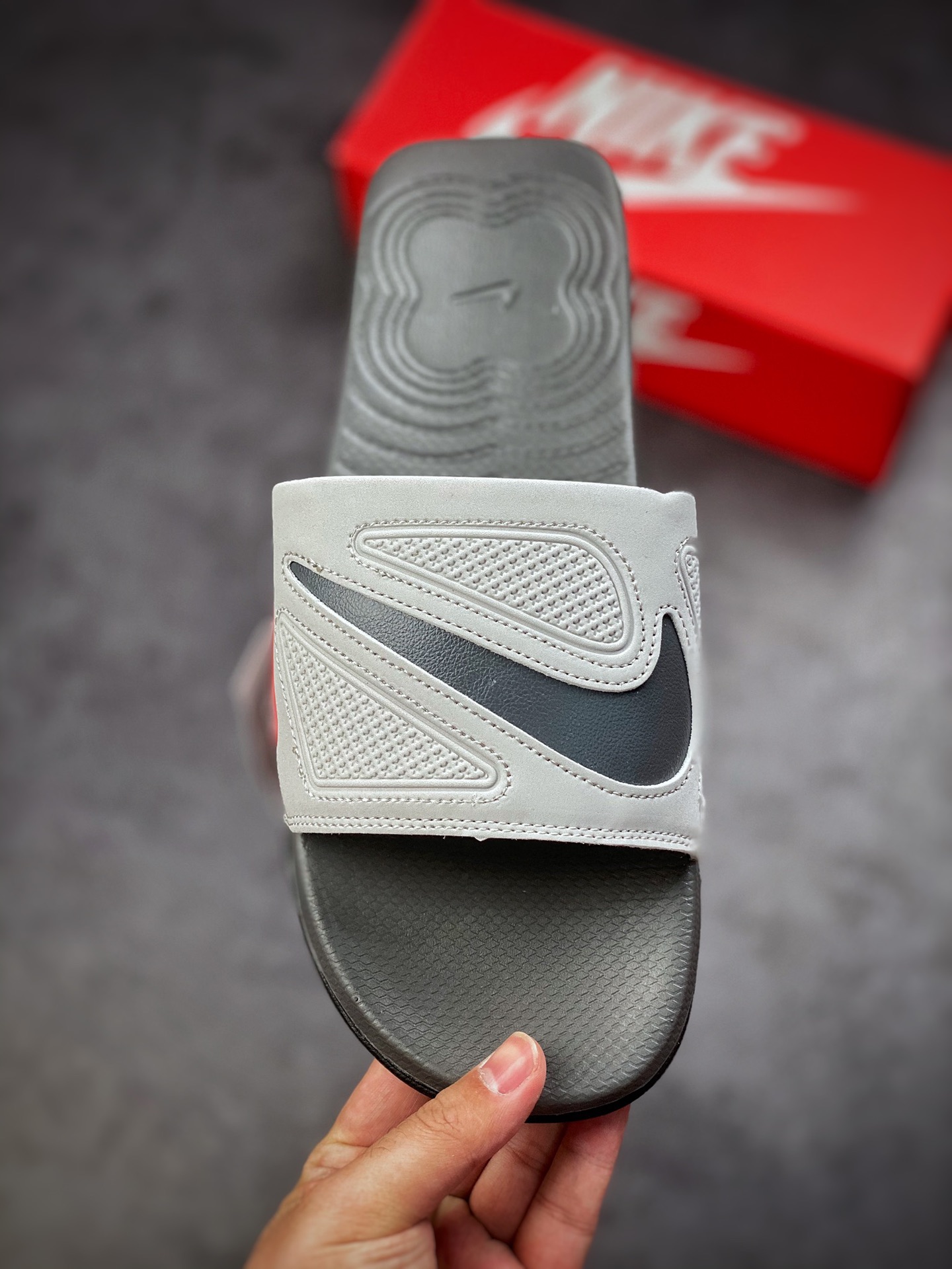 140 Nike Air Max Cirro Masculino Slide”Bone/Black/Sliver”室外篮球气垫凉拖鞋 DC1460-007