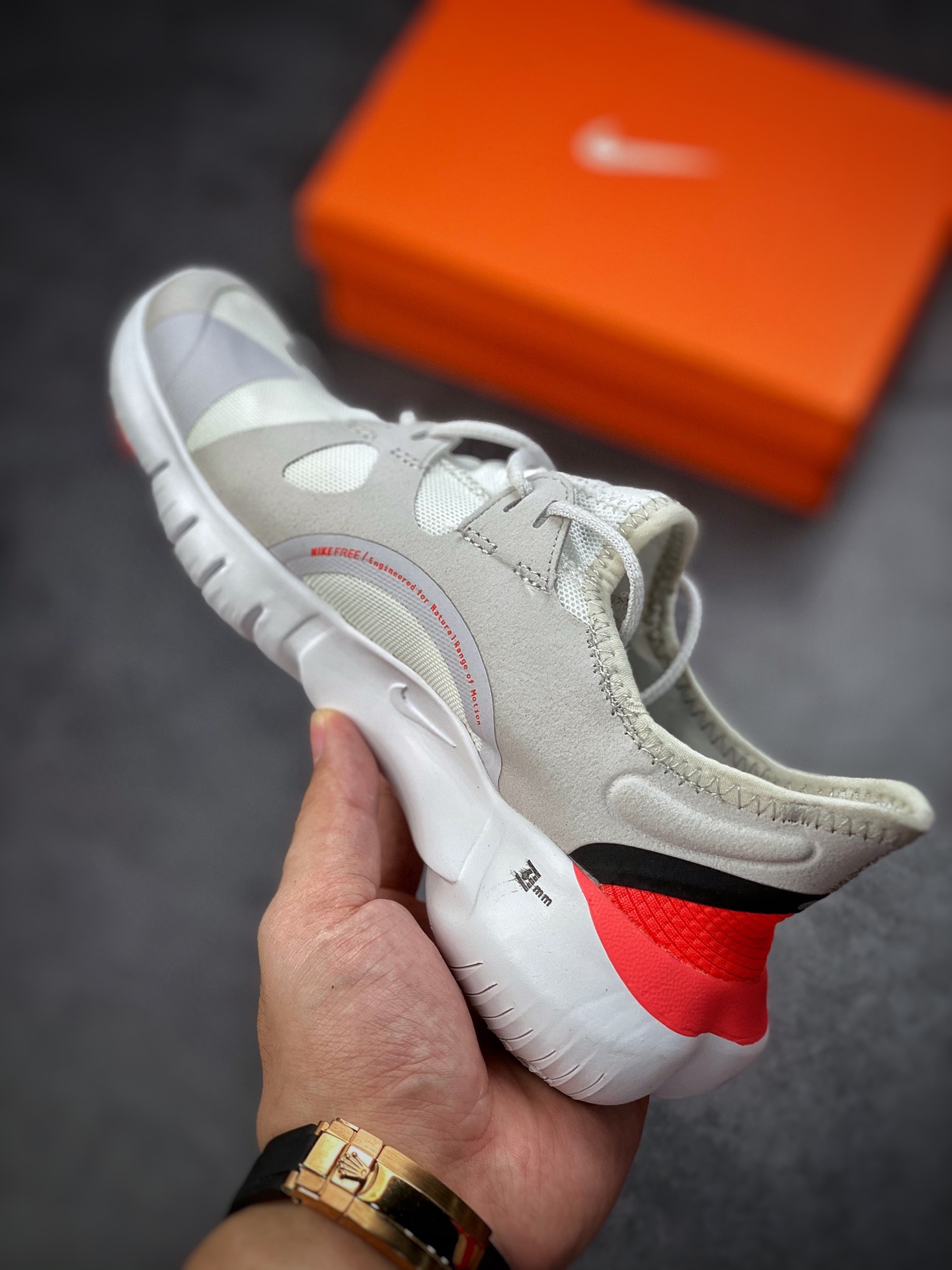 160 Nike Free RN Flyknit 赤足5.0二代轻跑鞋 AQ1289-004