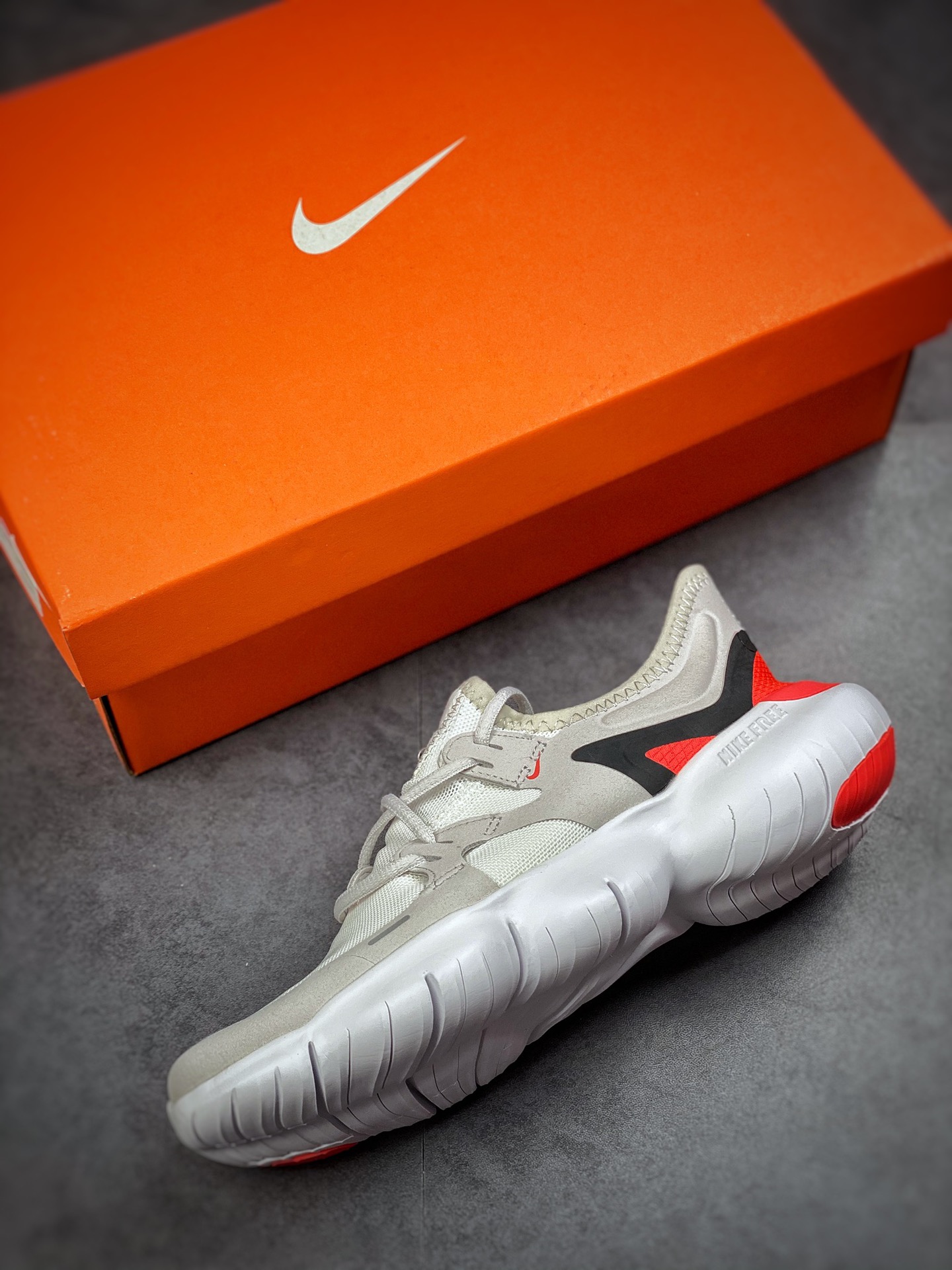 160 Nike Free RN Flyknit 赤足5.0二代轻跑鞋 AQ1289-004