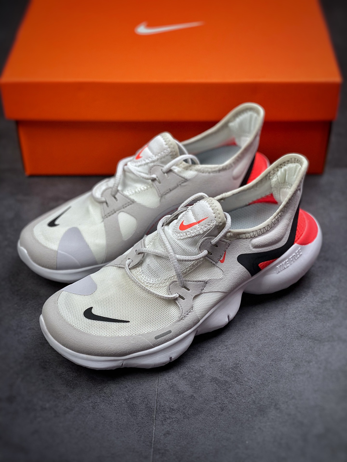 160 Nike Free RN Flyknit 赤足5.0二代轻跑鞋 AQ1289-004