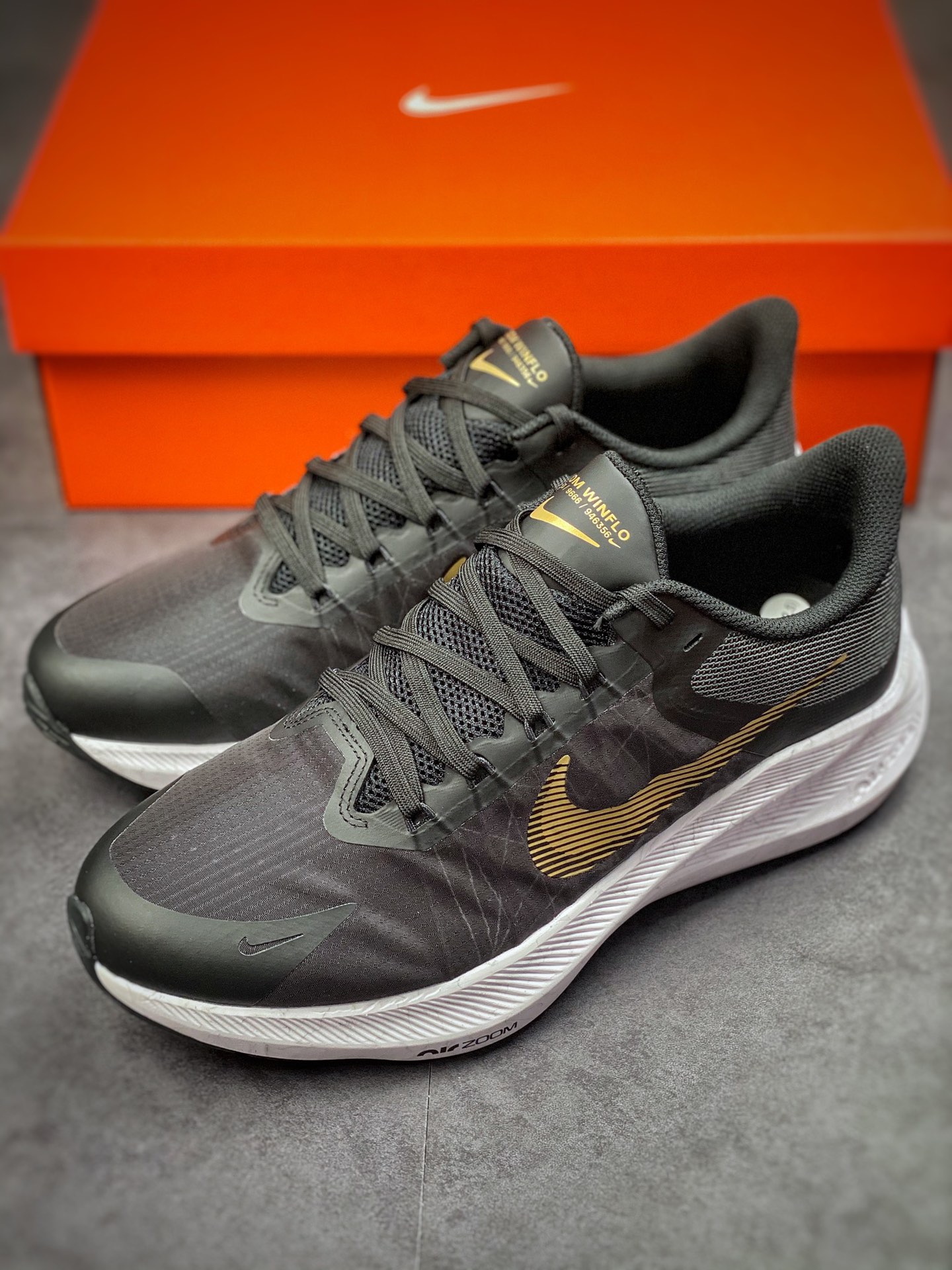 190 Nike Air Zoom Winflo 8代  网透面气 训跑练步鞋  CW3419-009