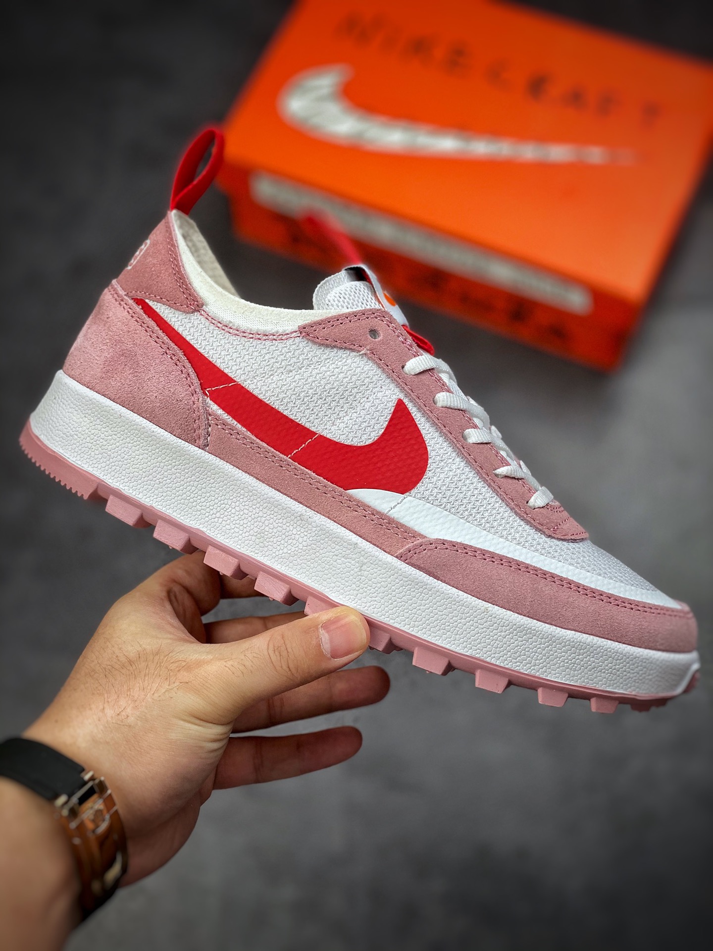 180 Tom Sachs x Nike Craft 白粉该鞋款DA6672-800