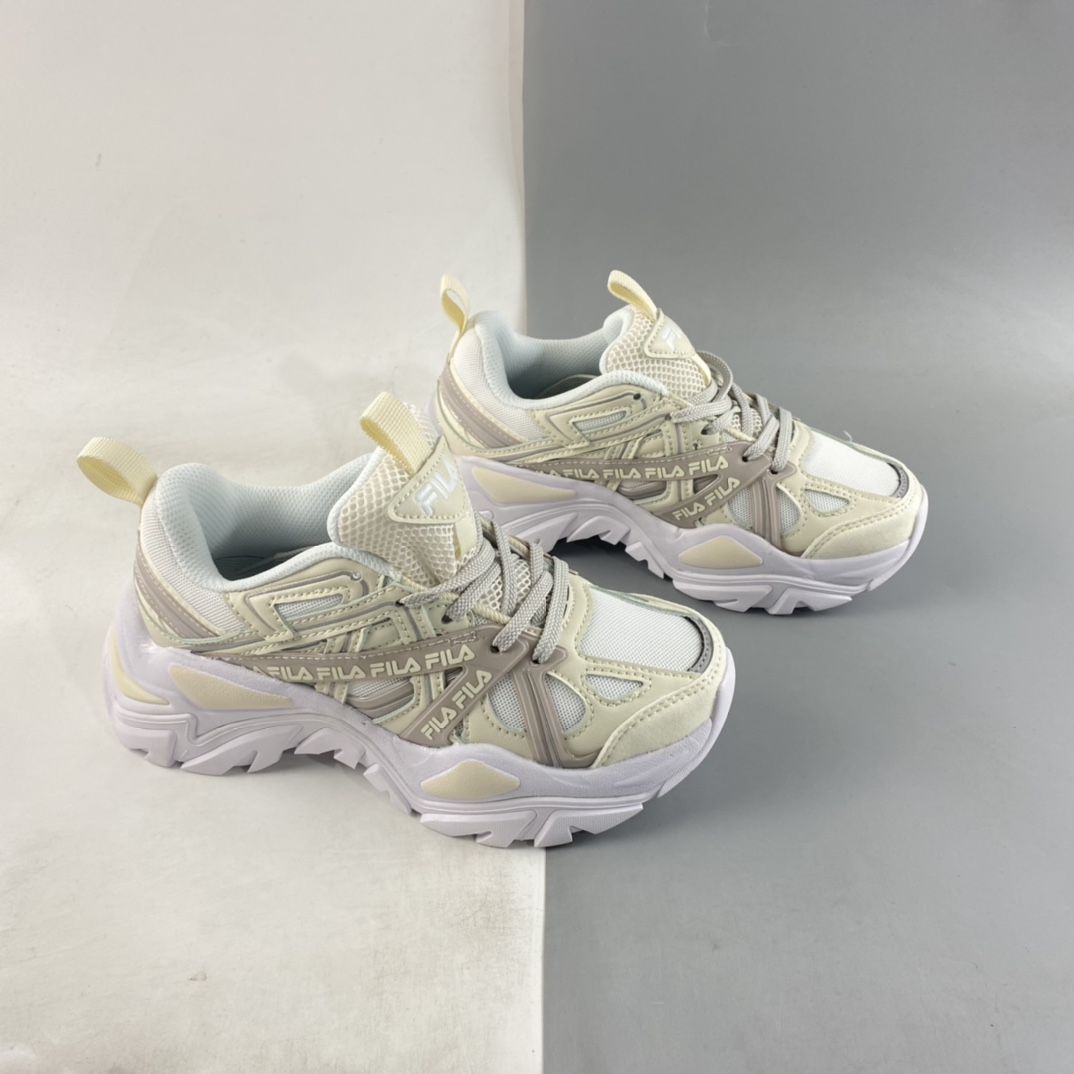 P180  意式运动美学斐乐Fila Sport Interaction 交叉鱼刺三代慢跑鞋 5RM01535-103