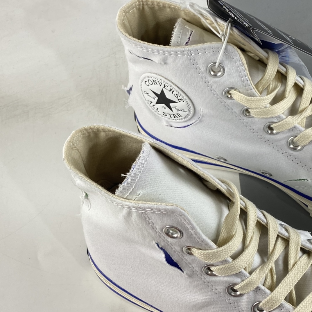 P160  Converse Chuck 1970s 匡威极光撕撕乐高帮休闲帆布鞋 A02313A