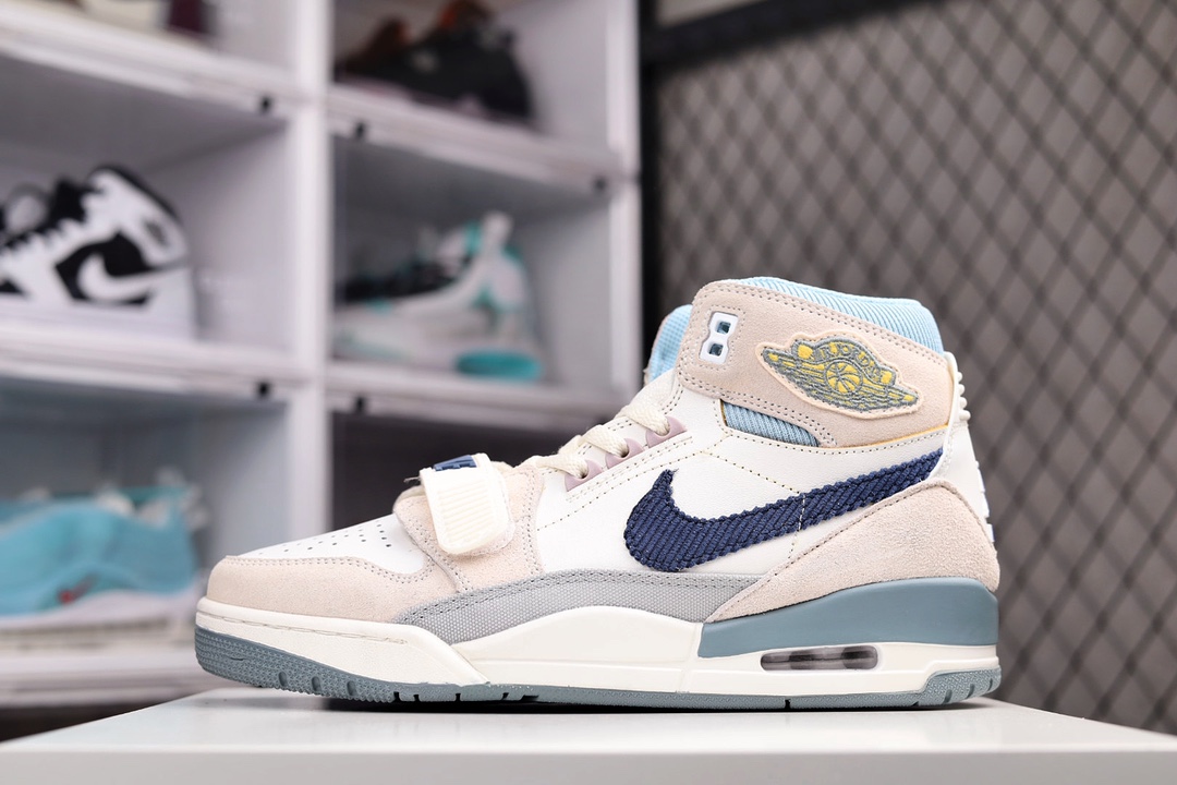 I0 顶级纯原版本 头层皮打造市面最强工艺Air Jordan Legacy 312 高帮篮球鞋 有着交错结合的设计，它的名字就展现出它所包含的鞋款元素，312 分别对应了 Air Jordan 3、Air Jordan 1 和 Air Trainer 2，将这三双经典又有不俗人气的鞋款融合，“最强三合一” 的名称由此得来885AL