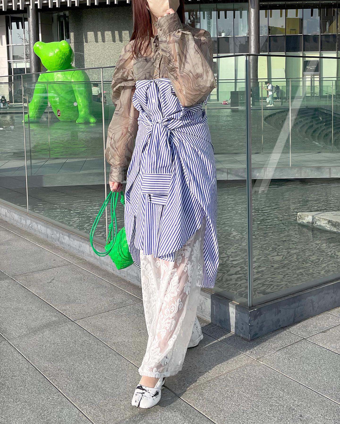 Bottega Veneta LOOP 编织小方包 666683鹦鹉绿