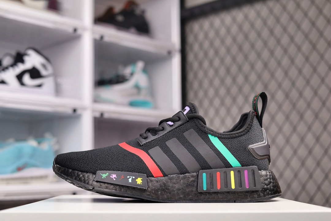 G0 Adidas NMD _R1 透气网面虎扑版本 专柜同上步架现储仓货 全稳年定现供货应原装进口Boost原料 不永黄发氧化663YF方官