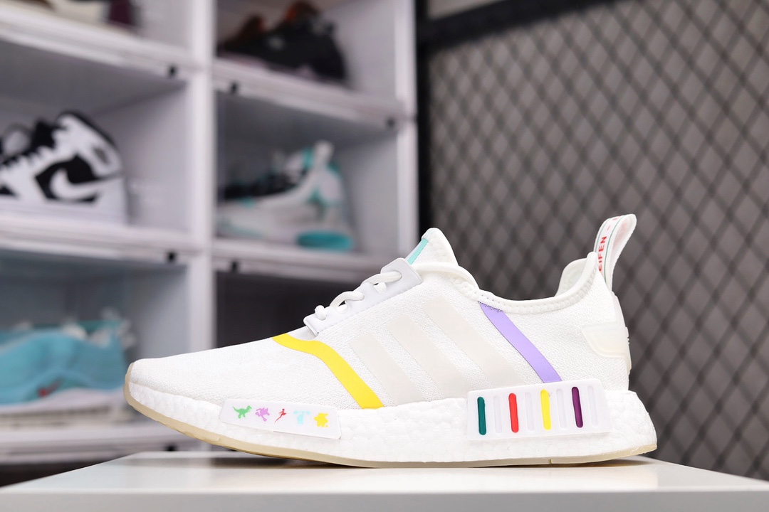 G0 Adidas NMD _R1 透气网面虎扑版本 专柜同上步架现储仓货 全稳年定现供货应原装进口Boost原料 不永黄发氧化663YF方官