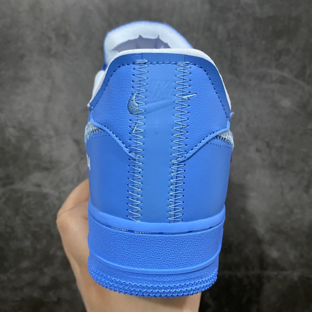 图片[4]-H12纯原 Nike Air Force1 X Off White AF1 OW MCA 北卡蓝色艺术馆 CI1173-400 重金购入原鞋开发 耗时多个月开发打造 北美突袭发售一波 现正品价格逼近三万元大关 市面唯一使用正确批次卡色 Prime Asia 贝利原厂皮料 （与zp无色差）原楦原纸板 确保最大程度还原鞋头采用数码冲孔 清洁度完美 正确中底双色四线拉帮 侧面字体采用原厂高频工艺 多层印刷加厚处理 立体清晰 区分市面单层油墨印刷 原厂防盗扣 原档案大底 第一批仅1200双 外贸客户必主推版本 尺码 39 40 40.5 41 42 42.5 43 44 44.5 45 46 47.5-选品中心