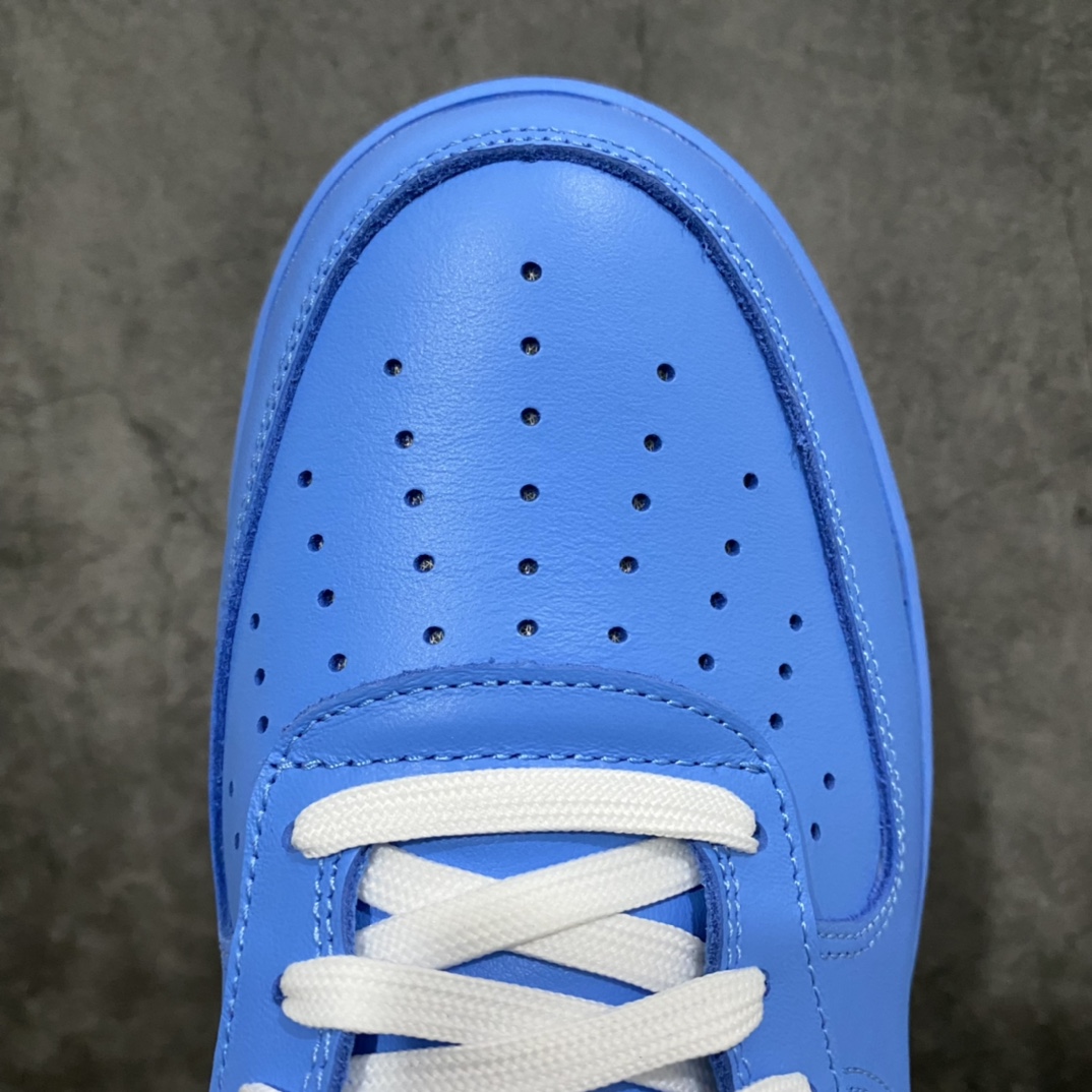 图片[5]-H12纯原 Nike Air Force1 X Off White AF1 OW MCA 北卡蓝色艺术馆 CI1173-400 重金购入原鞋开发 耗时多个月开发打造 北美突袭发售一波 现正品价格逼近三万元大关 市面唯一使用正确批次卡色 Prime Asia 贝利原厂皮料 （与zp无色差）原楦原纸板 确保最大程度还原鞋头采用数码冲孔 清洁度完美 正确中底双色四线拉帮 侧面字体采用原厂高频工艺 多层印刷加厚处理 立体清晰 区分市面单层油墨印刷 原厂防盗扣 原档案大底 第一批仅1200双 外贸客户必主推版本 尺码 39 40 40.5 41 42 42.5 43 44 44.5 45 46 47.5-选品中心