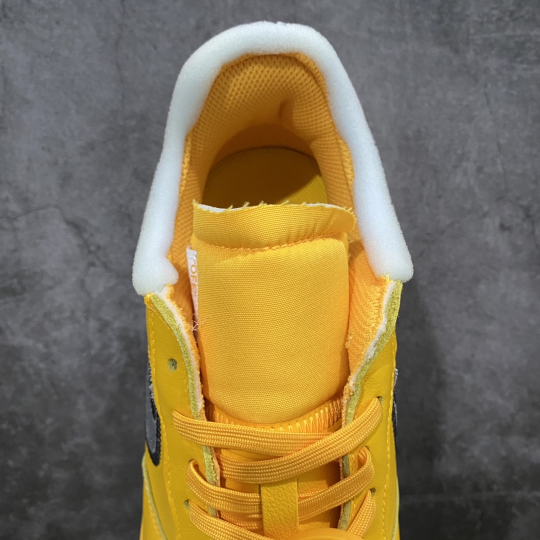 图片[8]-渠道纯原版 Nike Air Force1 X Off White AF1 OW 黄色色艺术馆 DD1876-700 重金购入原鞋开发 耗时多个月开发打造 北美突袭发售一波 现正品价格逼近两万元大关 市面唯一使用正确批次卡色 Prime Asia 贝利原厂皮料 （与zp无色差）原楦原纸板 确保最大程度还原鞋头采用数码冲孔 清洁度完美 正确中底双色四线拉帮 侧面字体采用原厂高频工艺 多层印刷加厚处理 立体清晰 区分市面单层油墨印刷 原厂防盗扣 原档案大底 第一批仅1200双 外贸客户必主推版本 尺码 36 36.5 37.5 38 38.5 39 40 40.5 41 42 42.5 43 44 44.5 45 46 47.5-选品中心