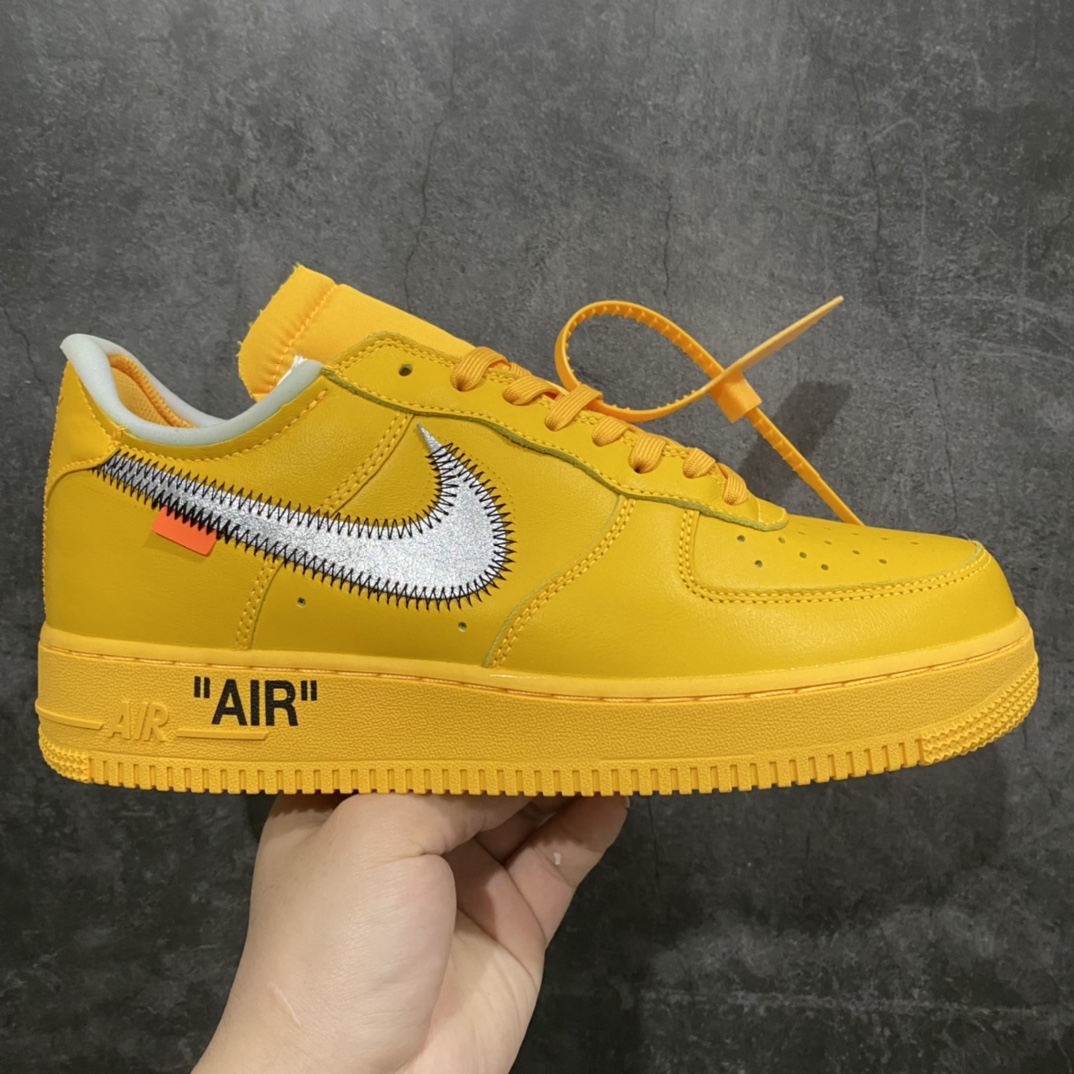 渠道纯原版 Nike Air Force1 X Off White AF1 OW 黄色色艺术馆 DD1876-700 重金购入原鞋开发 耗时多个月开发打造 北美突袭发售一波 现正品价格逼近两万元大关 市面唯一使用正确批次卡色 Prime Asia 贝利原厂皮料 (与zp无色差)原楦原纸板 确保最大程度还原鞋头采用数码冲孔 清洁度完美 正确中底双色四线拉帮 侧面字体采用原厂高频工艺 多层印刷加厚处理 立体清晰 区分市面单层油墨印刷 原厂防盗扣 原档案大底 第一批仅1200双 外贸客户必主推版本 尺码 36 36.5 37.5 38 38.5 39 40 40.5 41 42 42.5 43 44 44.5 45 46 47.5-选品中心