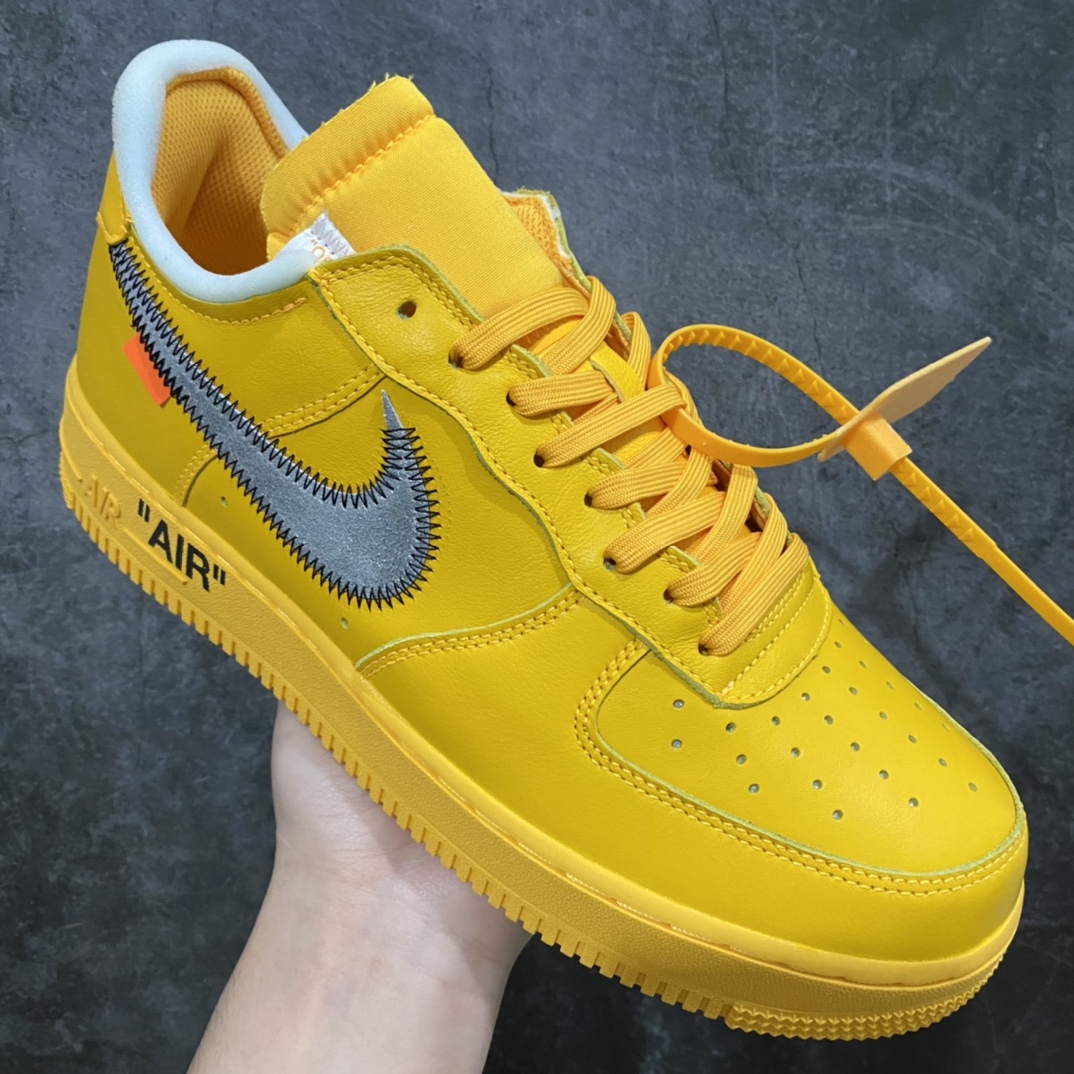 图片[3]-渠道纯原版 Nike Air Force1 X Off White AF1 OW 黄色色艺术馆 DD1876-700 重金购入原鞋开发 耗时多个月开发打造 北美突袭发售一波 现正品价格逼近两万元大关 市面唯一使用正确批次卡色 Prime Asia 贝利原厂皮料 （与zp无色差）原楦原纸板 确保最大程度还原鞋头采用数码冲孔 清洁度完美 正确中底双色四线拉帮 侧面字体采用原厂高频工艺 多层印刷加厚处理 立体清晰 区分市面单层油墨印刷 原厂防盗扣 原档案大底 第一批仅1200双 外贸客户必主推版本 尺码 36 36.5 37.5 38 38.5 39 40 40.5 41 42 42.5 43 44 44.5 45 46 47.5-选品中心