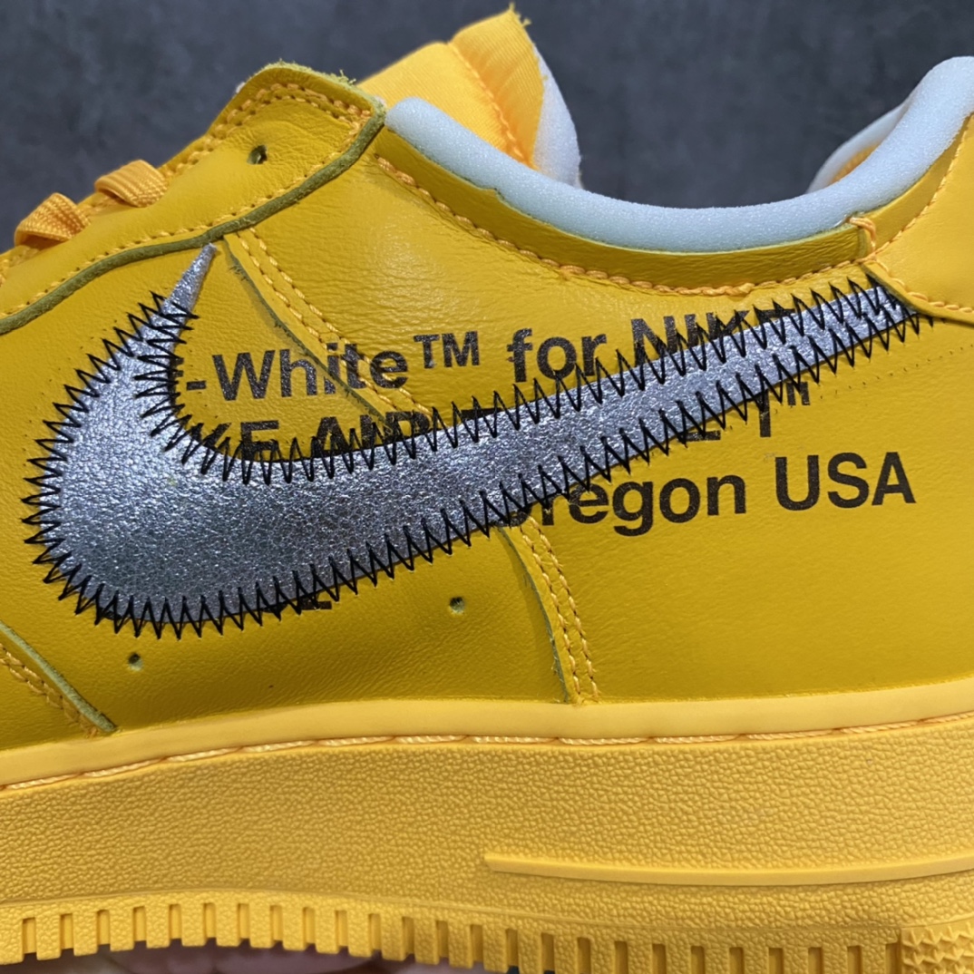 渠道纯原版 Nike Air Force1 X Off White AF1 OW 黄色色艺术馆 DD1876-700 重金购入原鞋开发 耗时多个月开发打造 北美突袭发售一波 现正品价格逼近两万元大关 市面唯一使用正确批次卡色 Prime Asia 贝利原厂皮料 (与zp无色差)原楦原纸板 确保最大程度还原鞋头采用数码冲孔 清洁度完美 正确中底双色四线拉帮 侧面字体采用原厂高频工艺 多层印刷加厚处理 立体清晰 区分市面单层油墨印刷 原厂防盗扣 原档案大底 第一批仅1200双 外贸客户必主推版本 尺码 36 36.5 37.5 38 38.5 39 40 40.5 41 42 42.5 43 44 44.5 45 46 47.5-选品中心