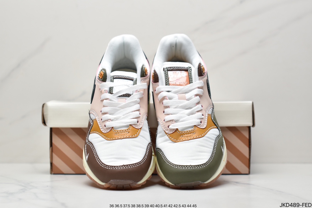 160 耐克Nike Air Max 1”Noise Aqua”初代复古气垫百搭休闲运动慢跑鞋DQ8656