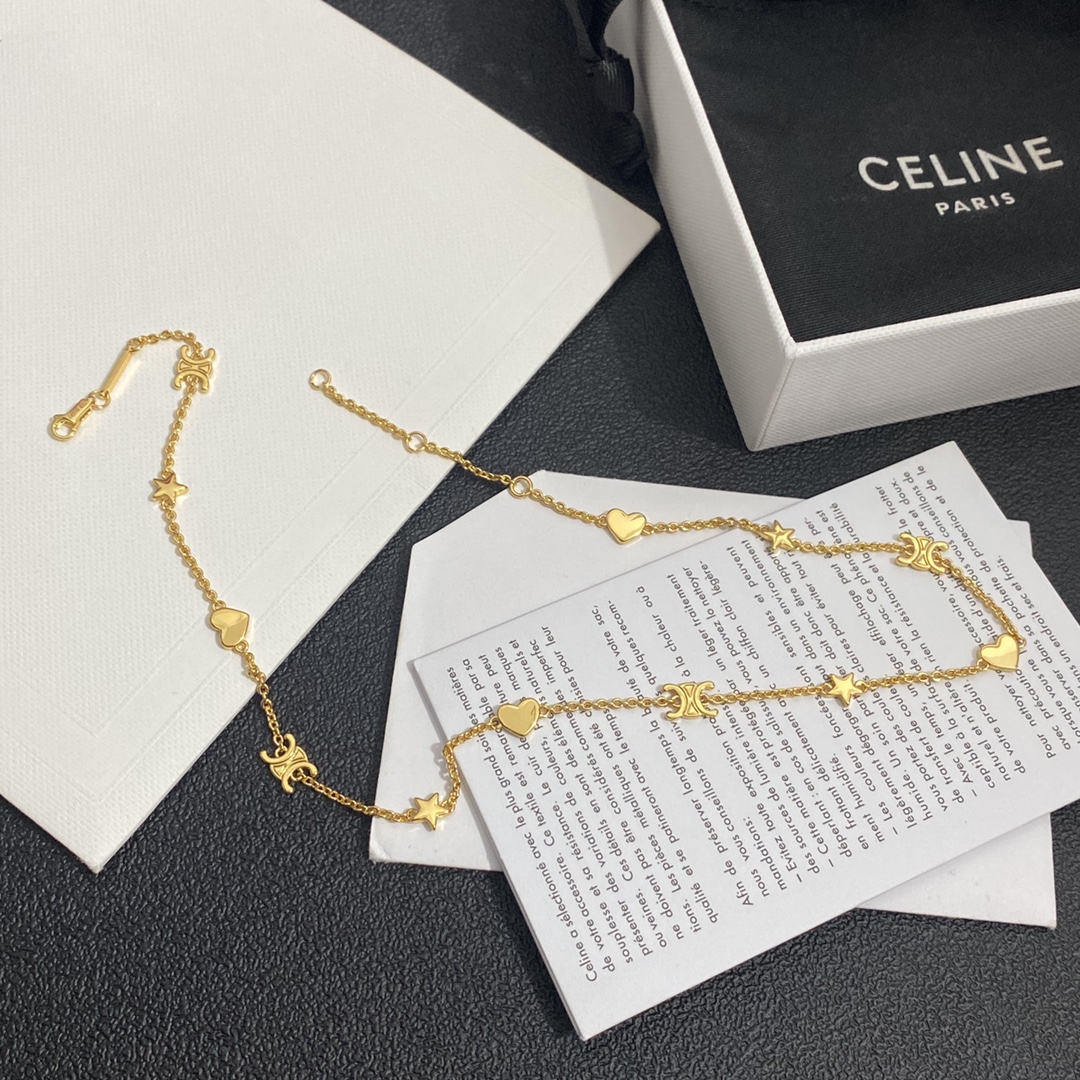 Celine Paris New Script Necklace: Delicate “Celine Paris” Pendant on Thin Chain 10 a1653899077549 7880