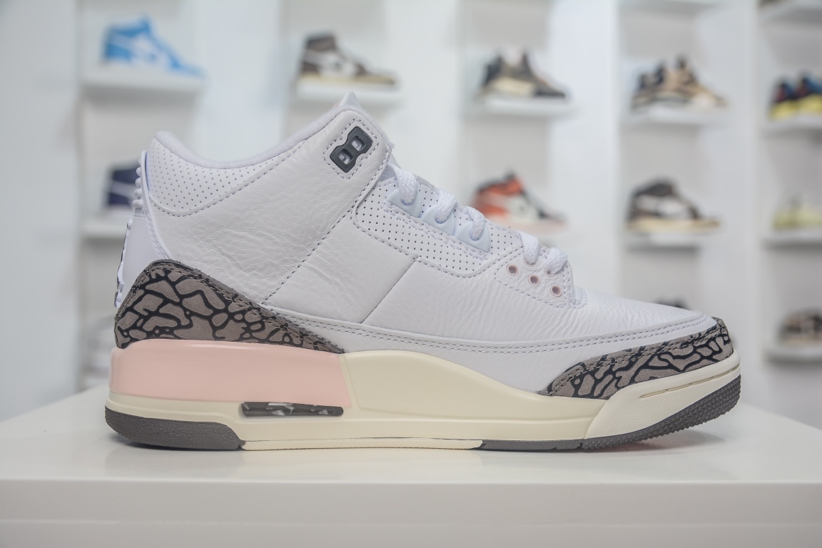 480  Air Jordan 3 ”Dark Mocha” 白棕粉 CK9246-102