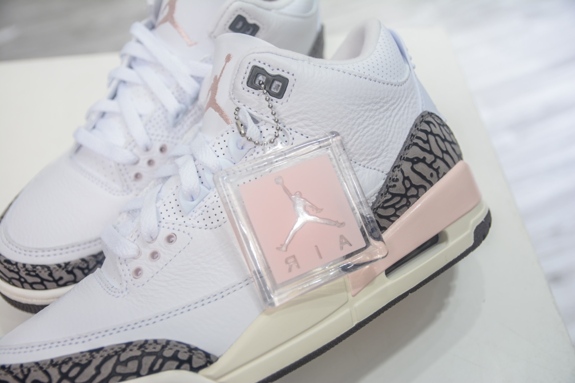 480  Air Jordan 3 ”Dark Mocha” 白棕粉 CK9246-102