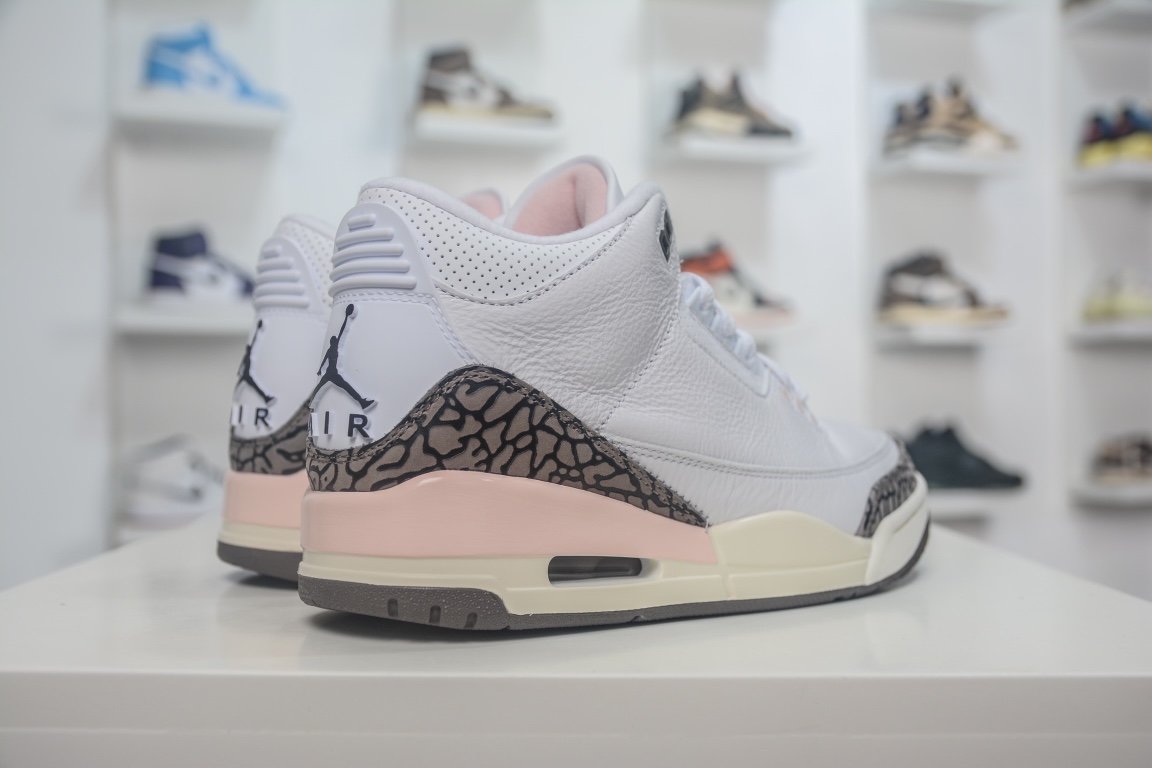 480  Air Jordan 3 ”Dark Mocha” 白棕粉 CK9246-102