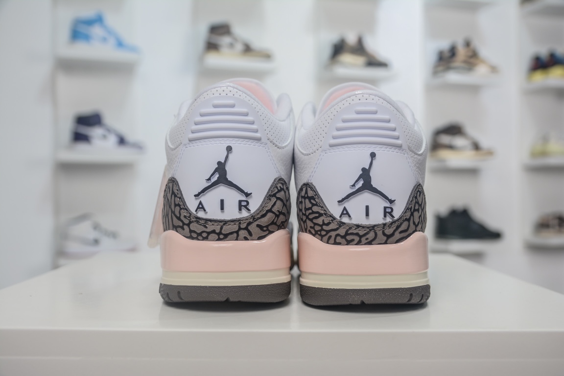 480  Air Jordan 3 ”Dark Mocha” 白棕粉 CK9246-102